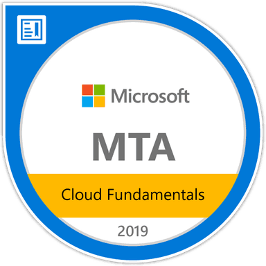 Certification badge of Cloud Fundamentals